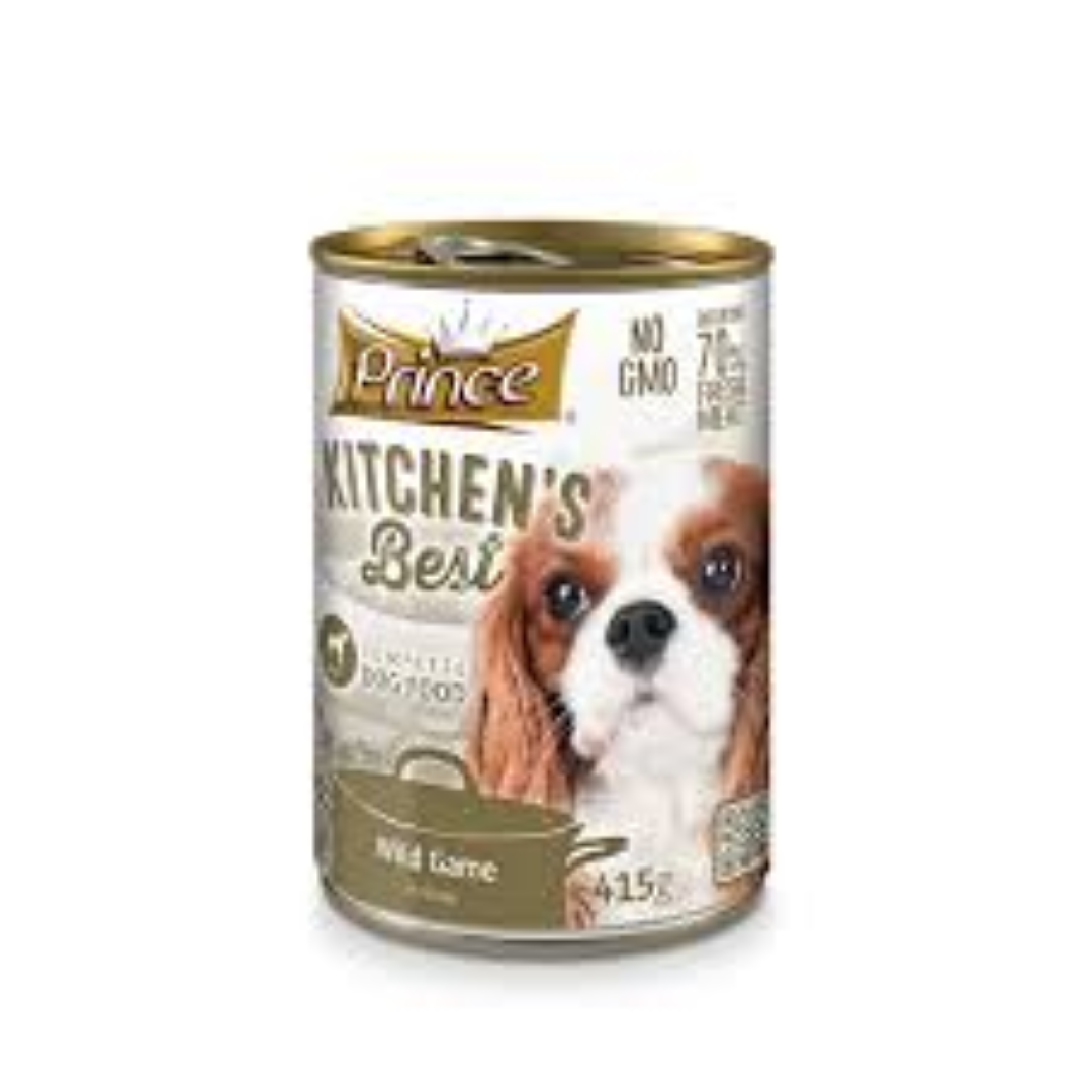 PRINCE DOG FOOD 415G WILD GAME